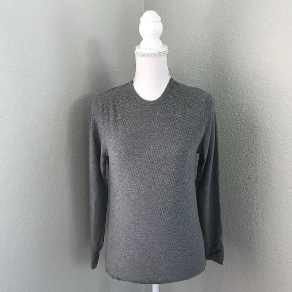 ZARA Women Gray Long Sleeve Sweater - Picture 1 of 9